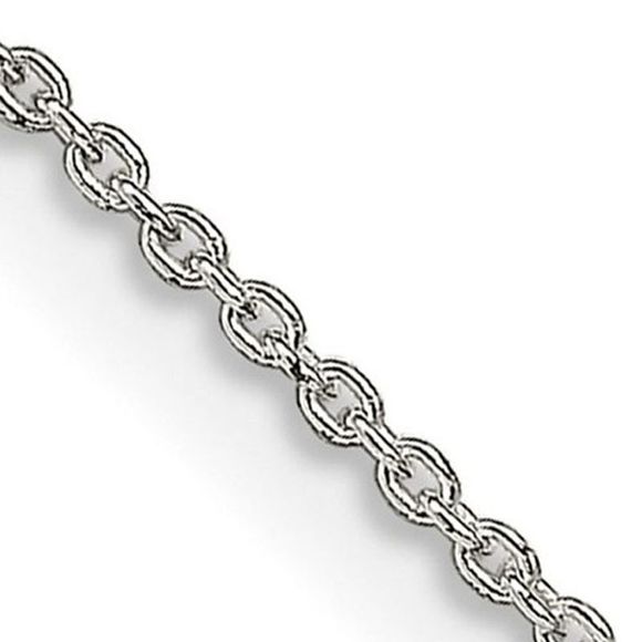 Black Bow Jewelry Co. Jewelry - 1mm Sterling Silver Classic Solid Cable Chain Necklace, 24 Inch